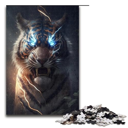 Puzzle für Erwachsene, 1000 Teile, Tigerspielzeug, Lernspiele, Stressabbau, Analyse und Logik, 50 x 75 cm Puzzle für Erwachsene, 1000 Teile, Tigerspielzeug, Lernspiele, Stressabbau, Analyse und Logik, 50 x 75 cm von WGLINGX