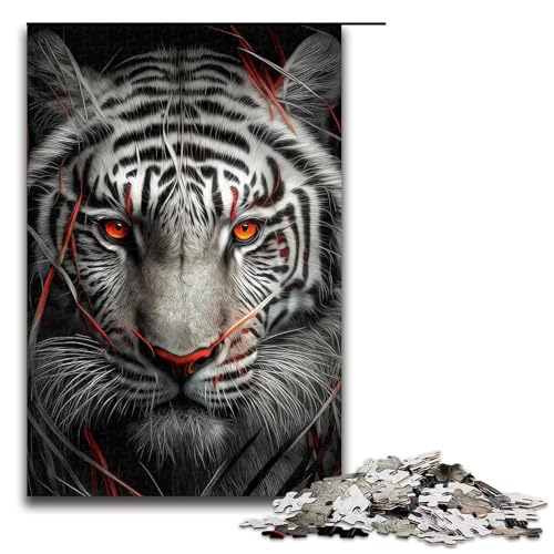 Puzzle für Erwachsene, 1000 Teile, Tigerspielzeug, Lernspiele, Stressabbau, Analyse und Logik, 50 x 75 cm Puzzle für Erwachsene, 1000 Teile, Tigerspielzeug, Lernspiele, Stressabbau, Analyse und Logik, 50 x 75 cm von WGLINGX