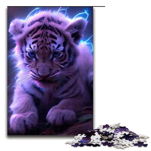 Puzzle für Erwachsene, 1000 Teile, Tigerspielzeug, Lernspiele, Stressabbau, Analyse und Logik, 50 x 75 cm Puzzle für Erwachsene, 1000 Teile, Tigerspielzeug, Lernspiele, Stressabbau, Analyse und Logik, 50 x 75 cm von WGLINGX