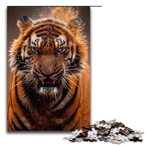 Puzzle für Erwachsene, 1000 Teile, Tigerspielzeug, Lernspiele, Stressabbau, Analyse und Logik, 50 x 75 cm Puzzle für Erwachsene, 1000 Teile, Tigerspielzeug, Lernspiele, Stressabbau, Analyse und Logik, 50 x 75 cm von WGLINGX