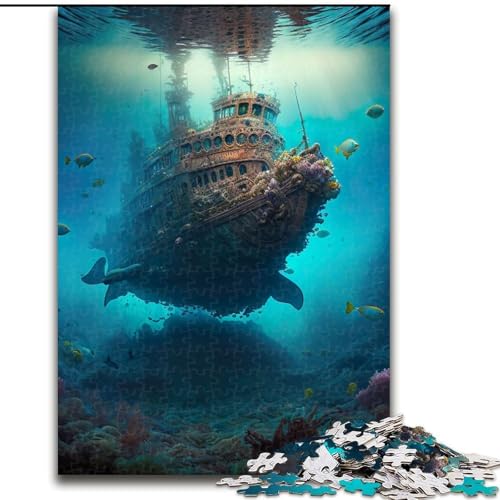 Puzzle für Erwachsene, 1000 Teile, Unterwasserwelt, schwierige Puzzles für Erwachsene, Schwierigkeitsgrad: Anfänger, ideal als Geburtstags (Größe: 50x75cm) von WGLINGX