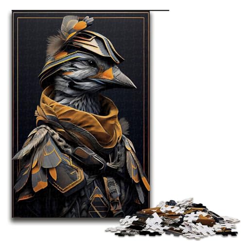 Puzzle für Erwachsene, 1000 Teile, Vogelmann-Porträt-Puzzle – anspruchsvolles Spiel, 50 x 75 cm von WGLINGX