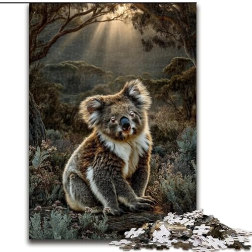 Puzzle für Erwachsene, 1000 Teile, Waldkoala, 1000 Teile, Puzzle für Erwachsene, Lernspiel, Herausforderungsspielzeug (Größe 50x75cm) von WGLINGX