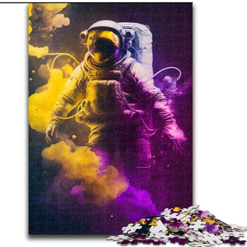 Puzzle für Erwachsene, 1000 Teile, Weltraum-Astronaut, Unmögliches Puzzle für Erwachsene, Kinder ab 14 Jahren (Größe 26x38cm) von WGLINGX