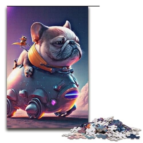 Puzzle für Erwachsene, 1000 Teile, Weltraumhund-Puzzle, geeignet für Paare, geeignet für Teenager ab 14 Jahren, 14,96 x 10,24 Zoll Puzzle für Erwachsene, 1000 Teile, Weltraumhund-Puzzle, geeignet für Paare, geeignet für Teenager ab 14 Jahren, 14,96 x 10,24 Zoll von WGLINGX