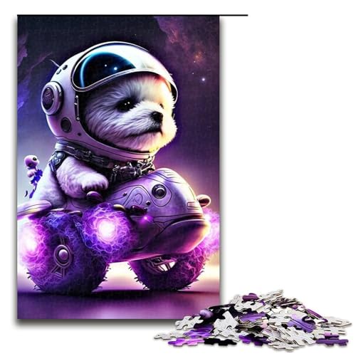 Puzzle für Erwachsene, 1000 Teile, Weltraumhund-Spielzeug, Denkspiel, jedes Teil ist einzigartig – anspruchsvolles Familienspiel, 50 x 75 cm Puzzle für Erwachsene, 1000 Teile, Weltraumhund-Spielzeug, Denkspiel, jedes Teil ist einzigartig – anspruchsvolles Familienspiel, 50 x 75 cm von WGLINGX