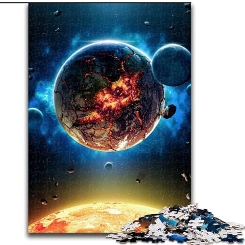 Puzzle für Erwachsene, 1000 Teile, Weltuntergangspuzzle für Erwachsene, 1000 Teile, anspruchsvolles DIY-Denkspiel für Teenager, Größe 26x38cm von WGLINGX