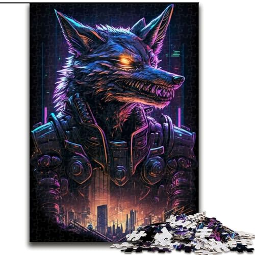 Puzzle für Erwachsene, 1000 Teile, Wolf-Mensch, Puzzle für Erwachsene, 1000 Teile, anspruchsvolles DIY-Denkspiel für Teenager, Größe 26x38cm Puzzle für Erwachsene, 1000 Teile, Wolf-Mensch, Puzzle für Erwachsene, 1000 Teile, anspruchsvolles DIY-Denkspiel für Teenager, Größe 26x38cm von WGLINGX
