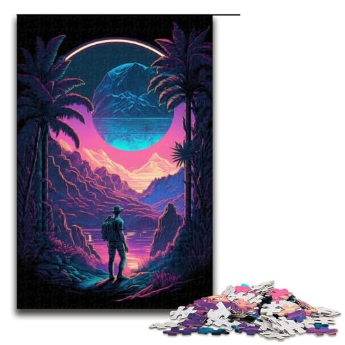 Puzzle für Erwachsene, 1000 Teile, außerirdische Planetenlandschaft, Familiendekoration, 50 x 75 cm Puzzle für Erwachsene, 1000 Teile, außerirdische Planetenlandschaft, Familiendekoration, 50 x 75 cm von WGLINGX