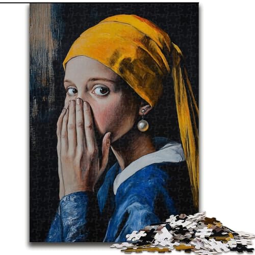 Puzzle für Erwachsene, 1000 Teile, berühmte Gemälde, anspruchsvolle Puzzles, Spaß für die ganze Familie, Basteln, perfekt für Geburtstage, Feiertage (Größe 26x38cm) von WGLINGX