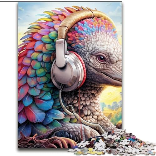 Puzzle für Erwachsene, 1000 Teile, bunter Papagei, 1000 Teile, Geburtstage, Feiertage und Heimdekoration (Größe 26x38cm) von WGLINGX