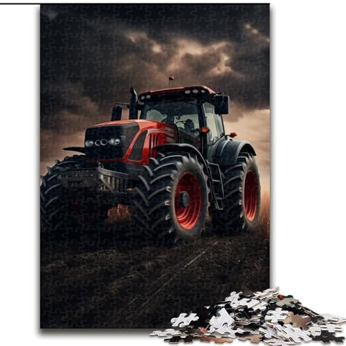 Puzzle für Erwachsene, 1000 Teile, bunter Traktor, 1000 Teile Puzzle für Erwachsene, Lernspielzeug (Größe 26x38cm) von WGLINGX