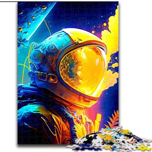 Puzzle für Erwachsene, 1000 Teile, buntes Astronauten-Puzzle für Erwachsene, 1000 Teile, Aktivität für Erwachsene und die Familie, DIY-Heimdekoration, Geschenk, Größe 26x38cm Puzzle für Erwachsene, 1000 Teile, buntes Astronauten-Puzzle für Erwachsene, 1000 Teile, Aktivität für Erwachsene und die Familie, DIY-Heimdekoration, Geschenk, Größe 26x38cm von WGLINGX
