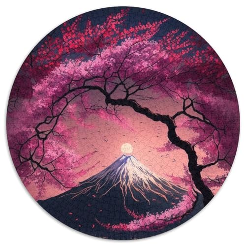 Puzzle für Erwachsene, 1000 Teile, japanische Kirschblüten, Puzzles für Erwachsene für Jugendliche, Lernspiele, Geschenke (67,5x67,5cm) von WGLINGX