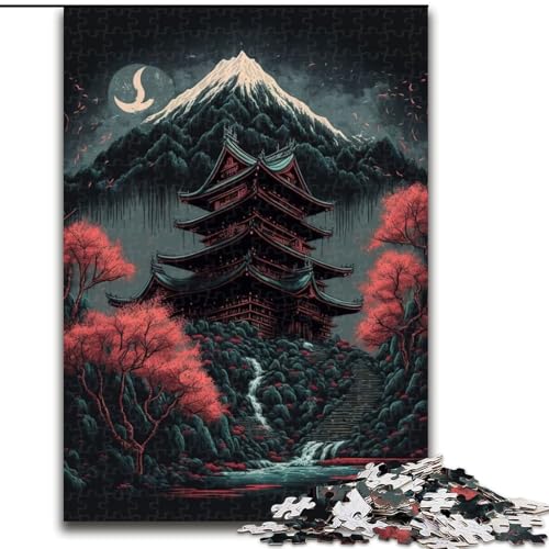 Puzzle für Erwachsene, 1000 Teile, japanischer Schrein, Puzzle für Erwachsene, anspruchsvolles Denkspiel für Teenager, perfekt als Heimdekoration oder Geschenk, Größe 26x38cm Puzzle für Erwachsene, 1000 Teile, japanischer Schrein, Puzzle für Erwachsene, anspruchsvolles Denkspiel für Teenager, perfekt als Heimdekoration oder Geschenk, Größe 26x38cm von WGLINGX