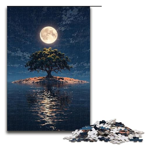 Puzzle für Erwachsene, 1000 Teile, japanischer Stil, Puzzle für Teenager, Holzpuzzle, Heimkunstdekor (Größe 50 x 75 cm) von WGLINGX