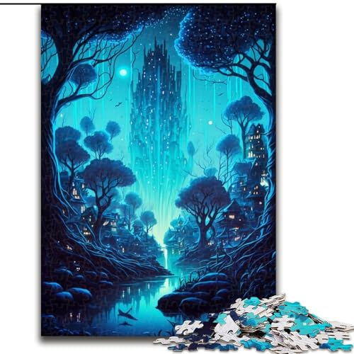 Puzzle für Erwachsene, 1000 Teile, kleines Dorf im Dschungel, Puzzle 1000 Teile für Erwachsene, perfekt für Teenager und Familienspaß, Geburtstage, Größe 50x75cm Puzzle für Erwachsene, 1000 Teile, kleines Dorf im Dschungel, Puzzle 1000 Teile für Erwachsene, perfekt für Teenager und Familienspaß, Geburtstage, Größe 50x75cm von WGLINGX