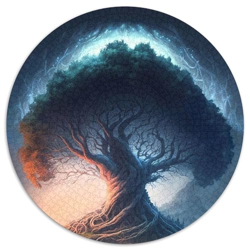 Puzzle für Erwachsene, 1000 Teile, magische Baumlandschaft, Puzzles für Erwachsene für Jugendliche, Lernspiele, Geschenke (67,5x67,5cm) von WGLINGX