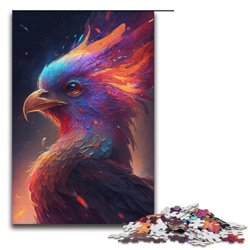 Puzzle für Erwachsene, 1000 Teile, magischer Papagei, Lernspielzeug, tolles Geschenk für die ganze Familie (Größe 38 x 26 cm) von WGLINGX