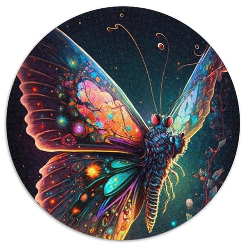 Puzzle für Erwachsene, 1000 Teile, magischer Schmetterling, Puzzle für Erwachsene für Jugendliche, Lernspiele, Geschenke (67,5x67,5cm) von WGLINGX