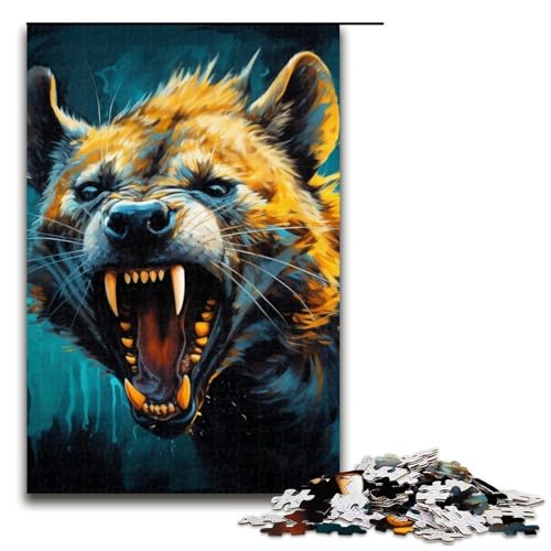 Puzzle für Erwachsene, 1000 Teile, psychedelisch, das Hyänenspielzeug, Denkspiel, jedes Teil ist einzigartig – anspruchsvolles Familienspiel, 50 x 75 cm Puzzle für Erwachsene, 1000 Teile, psychedelisch, das Hyänenspielzeug, Denkspiel, jedes Teil ist einzigartig – anspruchsvolles Familienspiel, 50 x 75 cm von WGLINGX