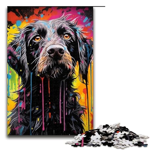 Puzzle für Erwachsene, 1000 Teile, psychedelisches Pudelspielzeug, Denkspiel, jedes Teil ist einzigartig – anspruchsvolles Familienspaßspiel, 50 x 75 cm Puzzle für Erwachsene, 1000 Teile, psychedelisches Pudelspielzeug, Denkspiel, jedes Teil ist einzigartig – anspruchsvolles Familienspaßspiel, 50 x 75 cm von WGLINGX