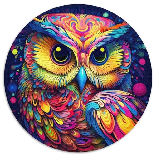 Puzzle für Erwachsene, 1000 Teile, rosa Eulen-Puzzle aus Pappe, Geburtstage, Weihnachten, Halloween, Thanksgiving, Ostern 67,5 x 67,5 cm Puzzle für Erwachsene, 1000 Teile, rosa Eulen-Puzzle aus Pappe, Geburtstage, Weihnachten, Halloween, Thanksgiving, Ostern 67,5 x 67,5 cm von WGLINGX