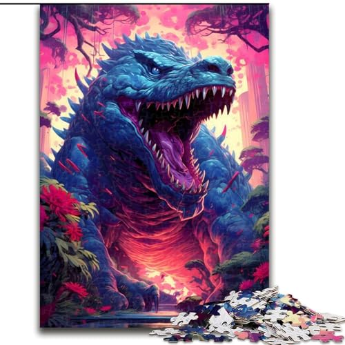 Puzzle für Erwachsene, 1000 Teile, uraltes Alligatormonster, Papppuzzle, Geburtstage, Weihnachten, Halloween, Thanksgiving, Ostern, Größe 26x38cm Puzzle für Erwachsene, 1000 Teile, uraltes Alligatormonster, Papppuzzle, Geburtstage, Weihnachten, Halloween, Thanksgiving, Ostern, Größe 26x38cm von WGLINGX