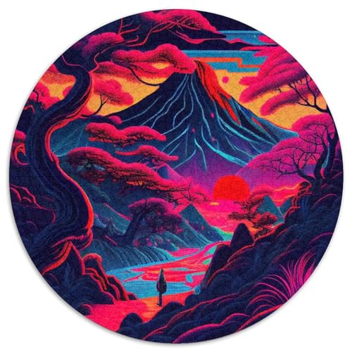 Puzzle für Erwachsene, 1000 Teile, wunderschöne Landschaftspuzzles aus Karton mit interaktivem Familienspiel, Kinder ab 14 Jahren (67,5 x 67,5 cm) von WGLINGX
