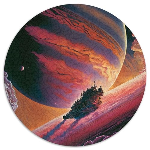 Puzzle für Erwachsene, 1000 Teile, wunderschöne Weltraumlandschaft, Puzzles für Erwachsene für Jugendliche, Lernspiele, Geschenke (67,5x67,5cm) von WGLINGX