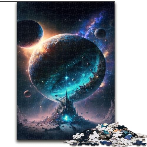 Puzzle für Erwachsene, 1000-Teile-Universum-Puzzle, anspruchsvolles Denkspiel für Teenager und Familien (Größe 26x38cm) von WGLINGX