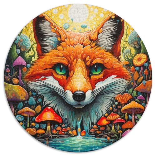 Puzzle für Erwachsene, 1000 Tierfüchse, Puzzle für Erwachsene, Geburtstagsgeschenkidee, anspruchsvolles Denkspiel (67,5 x 67,5 cm) von WGLINGX