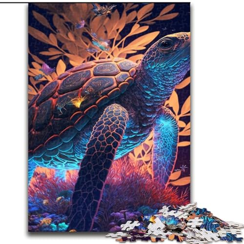 Puzzle für Erwachsene, 1000-teiliges „Spirits of Nature“-Puzzle für Erwachsene, 1000 unmögliche Lernspiele und Geschenke für die Heimdekoration (Größe 26x38cm) von WGLINGX