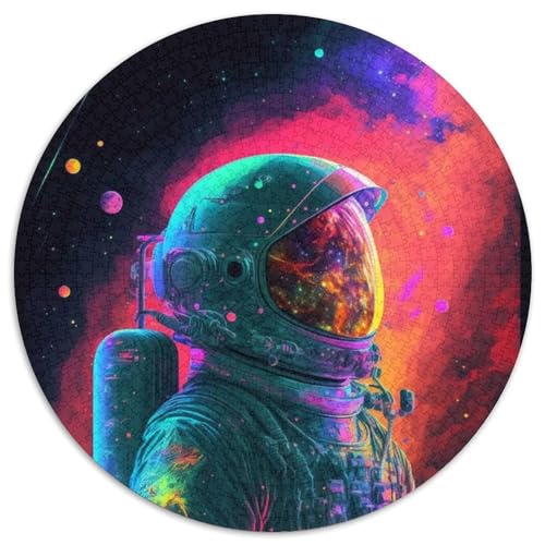 Puzzle für Erwachsene, 1000-teiliges Astronauten-Poster-Puzzle für Erwachsene für Jugendliche, Lernspiele, Geschenke (67,5x67,5cm) von WGLINGX