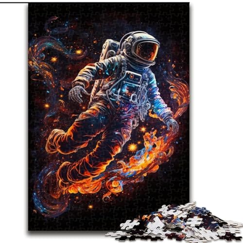 Puzzle für Erwachsene, 1000-teiliges Astronauten-Puzzle für Erwachsene, Heimdekoration, Familienspaß, ab 14 Jahren (Größe 26x38cm) von WGLINGX