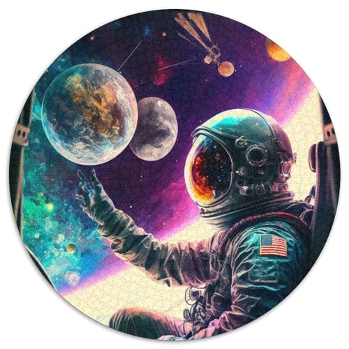 Puzzle für Erwachsene, 1000-teiliges Astronauten-Puzzle für Erwachsene für Jugendliche, Lernspiele, Geschenke (67,5x67,5cm) von WGLINGX