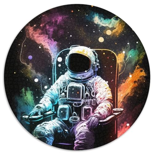 Puzzle für Erwachsene, 1000-teiliges Astronauten-Puzzle für Erwachsene für Jugendliche, Lernspiele, Geschenke (67,5x67,5cm) von WGLINGX