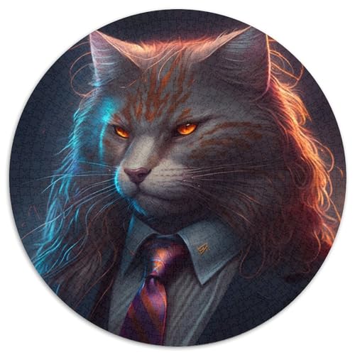 Puzzle für Erwachsene, 1000-teiliges Boss-Schaf, 1000-teiliges Puzzle, perfekt für Teenager und Sammler, ideale Heimdekoration und Reisegeschenk (67,5 x 67,5 cm) von WGLINGX