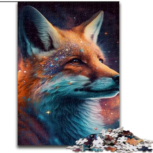 Puzzle für Erwachsene, 1000-teiliges Fantasy-Fuchs-Puzzle, 1000 Teile für Erwachsene für Jugendliche, Lernspiele, Geschenke (Größe 38x26cm) von WGLINGX