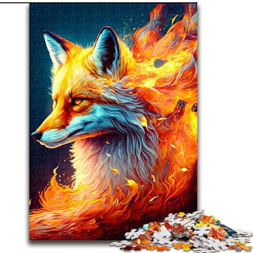 Puzzle für Erwachsene, 1000-teiliges Fantasy-Fuchs-Puzzle, 1000 Teile für Erwachsene mit interaktivem Familienspiel, Kinder ab 14 Jahren, Größe 26x38cm Puzzle für Erwachsene, 1000-teiliges Fantasy-Fuchs-Puzzle, 1000 Teile für Erwachsene mit interaktivem Familienspiel, Kinder ab 14 Jahren, Größe 26x38cm von WGLINGX