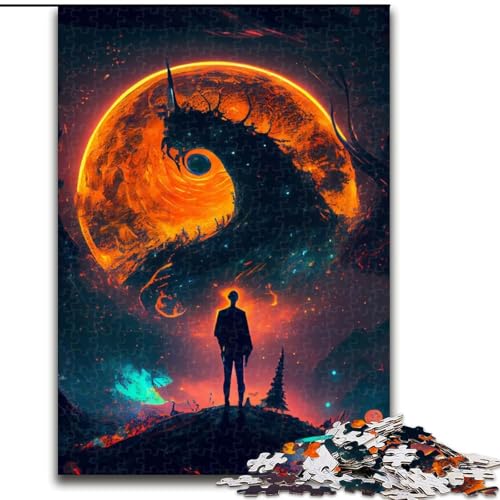 Puzzle für Erwachsene, 1000-teiliges Fantasy-Welt-Puzzle für Erwachsene, perfekt als Dekoration für Zuhause und Büro, Partys, Geburtstage (Größe 50x75cm) von WGLINGX