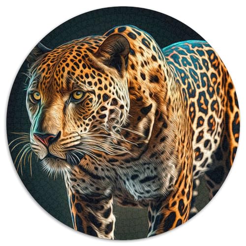 Puzzle für Erwachsene, 1000-teiliges Jaguar-Puzzle für Erwachsene für Jugendliche, Lernspiele, Geschenke (67,5x67,5cm) von WGLINGX