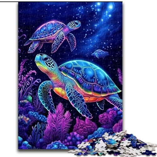 Puzzle für Erwachsene, 1000-teiliges Kätzchen-Puzzle aus Pappe, interaktives Familienspiel, geeignet für Kinder ab 14 Jahren (Größe 26x38cm) von WGLINGX