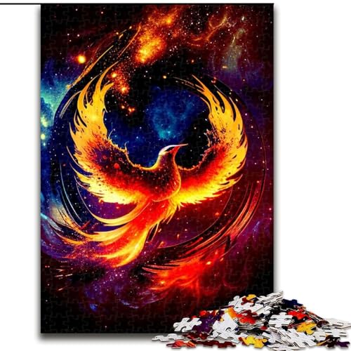 Puzzle für Erwachsene, 1000-teiliges Phoenix-Puzzle für Erwachsene, 1000 DIY-Heimdekor, Denksportspiel für Teenager, Größe 50x75cm von WGLINGX