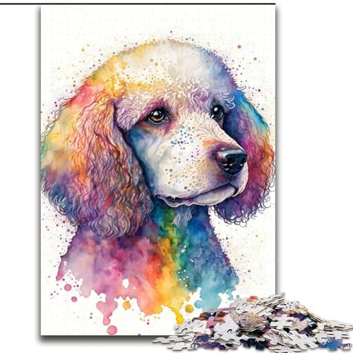 Puzzle für Erwachsene, 1000-teiliges Pudel-Puzzle für Erwachsene, anspruchsvolles Denkspiel für Teenager, perfekt als Heimdekoration oder Geschenk, Größe 50x75cm Puzzle für Erwachsene, 1000-teiliges Pudel-Puzzle für Erwachsene, anspruchsvolles Denkspiel für Teenager, perfekt als Heimdekoration oder Geschenk, Größe 50x75cm von WGLINGX