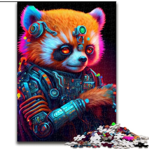 Puzzle für Erwachsene, 1000-teiliges Puzzle mit rotem Panda, 1000 Teile für Erwachsene mit interaktivem Familienspiel, Kinder ab 14 Jahren, Größe 26x38cm Puzzle für Erwachsene, 1000-teiliges Puzzle mit rotem Panda, 1000 Teile für Erwachsene mit interaktivem Familienspiel, Kinder ab 14 Jahren, Größe 26x38cm von WGLINGX