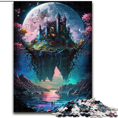 Puzzle für Erwachsene, 1000-teiliges Schloss-Puzzle für Erwachsene, anspruchsvolles Denkspiel für Teenager, perfekt als Heimdekoration oder Geschenk, Größe 26x38cm Puzzle für Erwachsene, 1000-teiliges Schloss-Puzzle für Erwachsene, anspruchsvolles Denkspiel für Teenager, perfekt als Heimdekoration oder Geschenk, Größe 26x38cm von WGLINGX