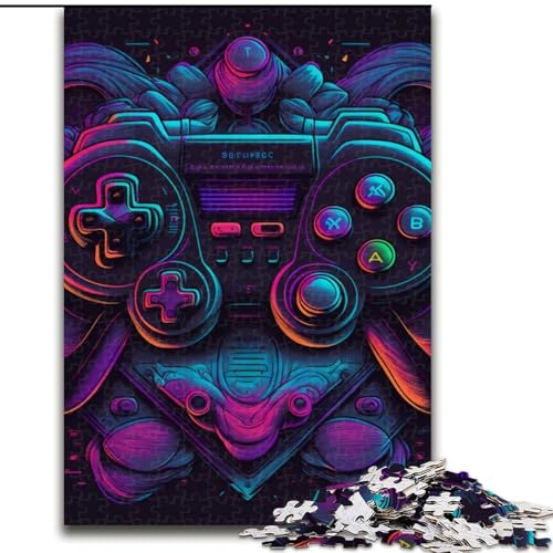 Puzzle für Erwachsene, 1000-teiliges Spiel, anspruchsvolle Puzzles, ideales Weihnachts- oder Geburtstagsgeschenk, Partyspielspielzeug (Größe 38x26cm) von WGLINGX