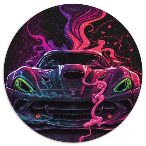 Puzzle für Erwachsene, 1000-teiliges Sportwagen-Puzzle für Erwachsene für Jugendliche, Lernspiele, Geschenke (67,5x67,5cm) von WGLINGX