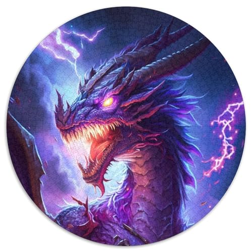 Puzzle für Erwachsene, 1000-teiliges Weltraumdrachen-Puzzle, anspruchsvolles Denkspiel für Teenager, Spaß für den Spieleabend mit der Familie (67,5x67,5cm) von WGLINGX